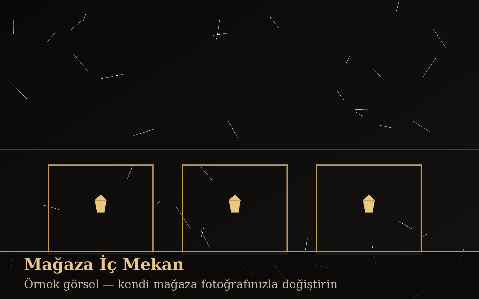 Haknur Kuyumculuk mağaza iç mekan